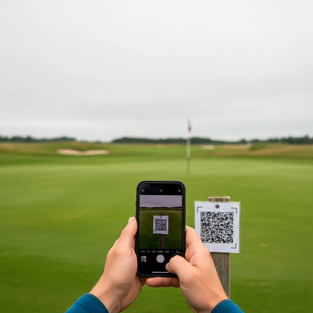 Sådan virker QR-scanning i CTTP Golf